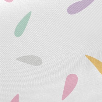 Colorful Water Drop Geometry Twill