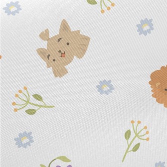 Cartoon Mini Dog Twill