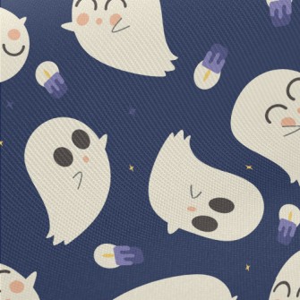 Cute Ghost Candle Twill
