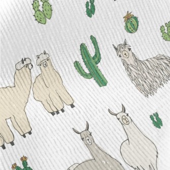 Cute Alpaca Cactus Standard Corduroy