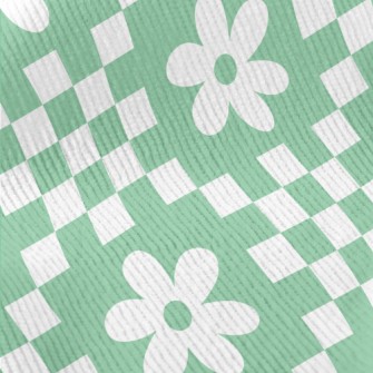 Flower Checkerboard Standard Corduroy