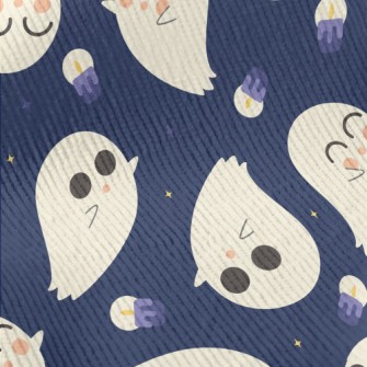 Cute Ghost Candle Standard Corduroy