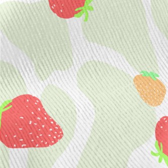 Seasonal Two-color Strawberry Standard Corduroy