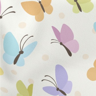Colorful Flying Butterflies Stretch Ponte