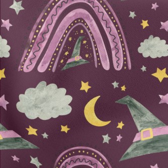 Magic Rainbow Witch Hat Stretch Ponte
