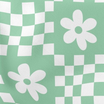 Flower Checkerboard Stretch Ponte