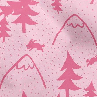 Deep Mountain Forest In The Ra Micro Fleece