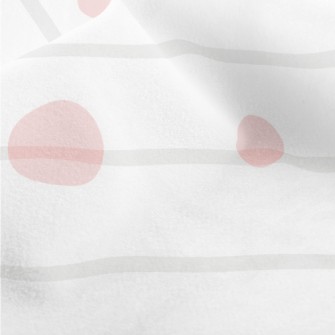 Stripe Transparent Dots Micro Fleece