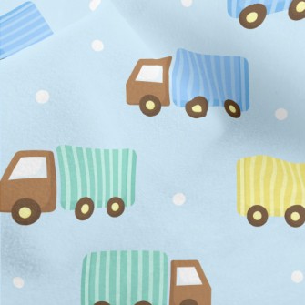 Cute Big Truck Micro Fleece