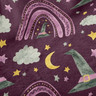 Magic Rainbow Witch Hat Minky