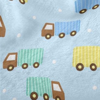 Cute Big Truck Minky