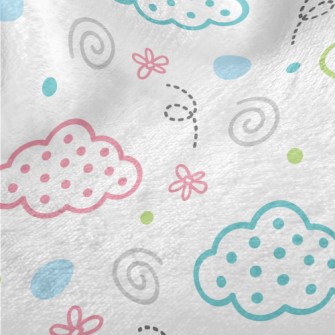 Geometric Dots Clouds Minky