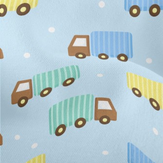 Cute Big Truck Lightweight Performance Linen