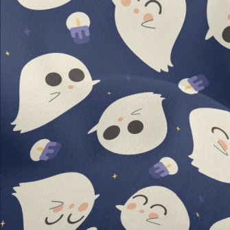 Cute Ghost Candle Lightweight Performance Linen