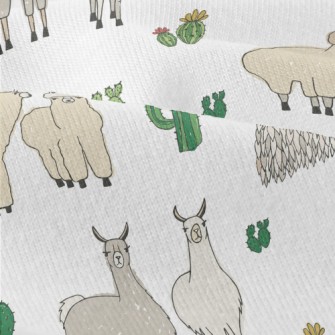Cute Alpaca Cactus Modern Jersey
