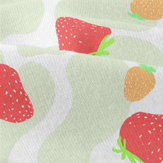 Seasonal Two-color Strawberry Modern Jersey