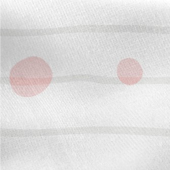 Stripe Transparent Dots Jersey Backed Fleece