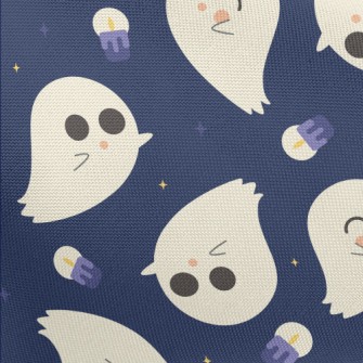 Cute Ghost Candle Pongee
