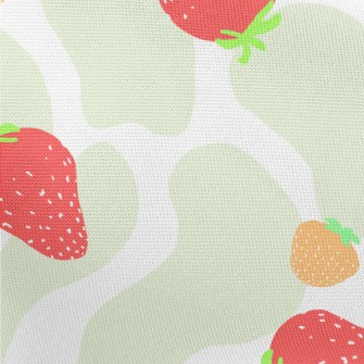 Seasonal Two-color Strawberry Pongee