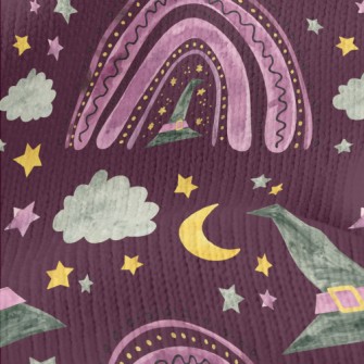 Magic Rainbow Witch Hat Stretch Jersey