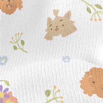 Cartoon Mini Dog Stretch Jersey