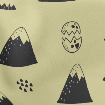 Dinosaur Egg Hill Lightweight Cotton Poplin