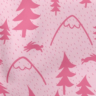 Deep Mountain Forest In The Ra Lightweight Cotton Poplin