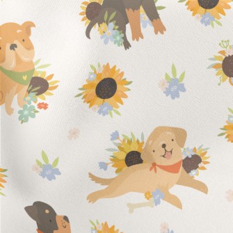 Sunflower Vitality Dog Lightweight Cotton Poplin