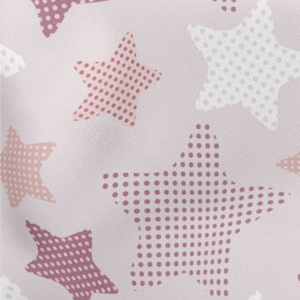 Dots Form Stars Lightweight Cotton Poplin