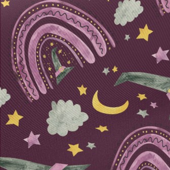 Magic Rainbow Witch Hat Midweight Cotton Poplin