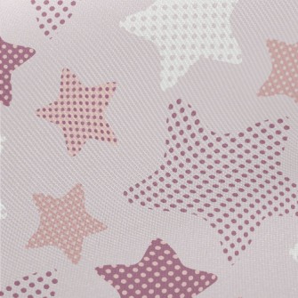 Dots Form Stars Midweight Cotton Poplin
