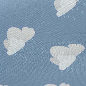Cloudy Rainy Day Midweight Cotton Poplin