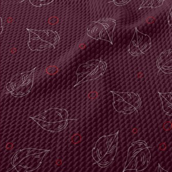 Falling Line Leaves Birdseye Piqué