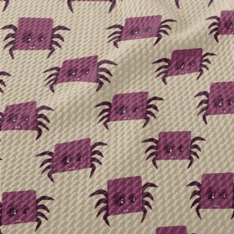 Halloween Cube Spider Birdseye Piqué