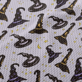 Mystical Magic Witch Hat Birdseye Piqué