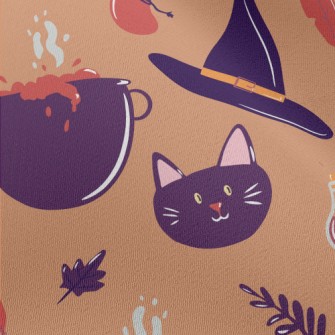 Witch Hat Poison Black Cat Chiffon