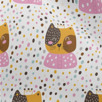 Dot Crown Cat Chiffon