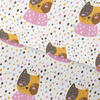 Dot Crown Cat Waterproof Oxford