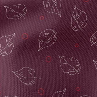 Falling Line Leaves Waterproof Canvas