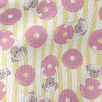 Spectacle Dog Donuts Waterproof Canvas