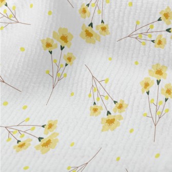 Warm Little Yellow Flower Terry