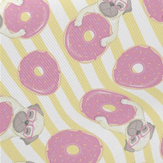 Spectacle Dog Donuts Twill