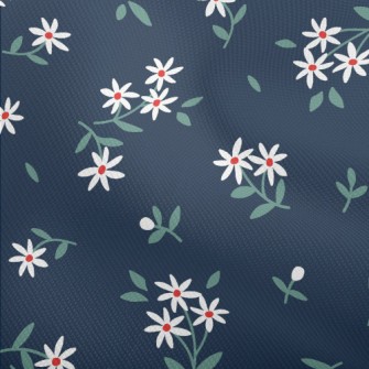 Fresh Small White Flowers Dobby