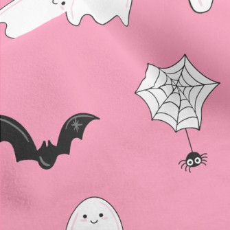 Halloween Bat Ghost Micro Fleece