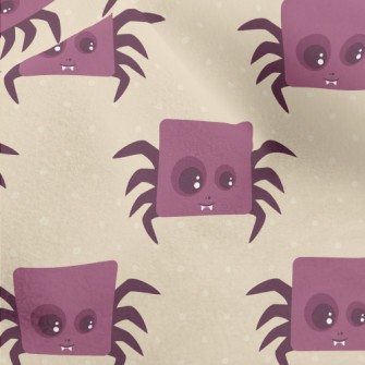 Halloween Cube Spider Micro Fleece