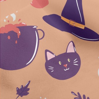 Witch Hat Poison Black Cat Micro Fleece