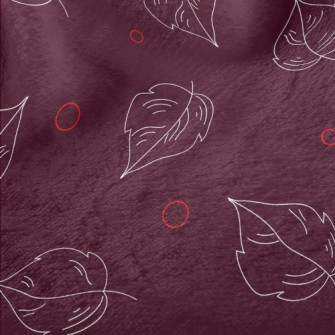 Falling Line Leaves Minky