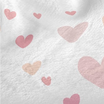 Irregular Size Love Heart Minky