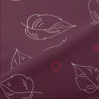 Falling Line Leaves Piqué