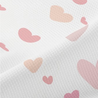 Irregular Size Love Heart Piqué